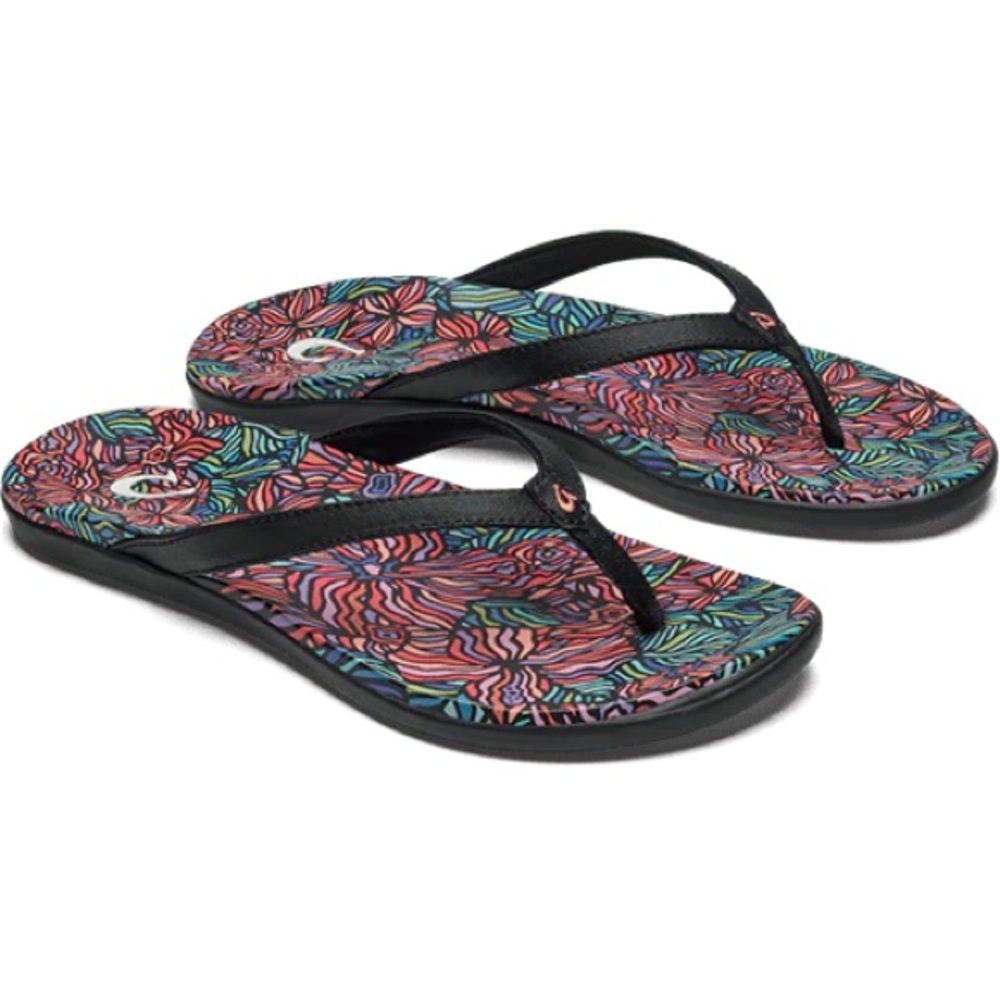 Women’s OluKai Ho’Opio-Black Size 10